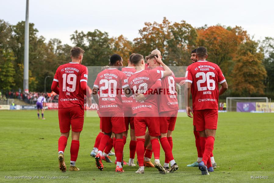 Fuchsparkstadion, Bamberg, 12.10.2024, sport, action, Fussball, BFV, 14. Spieltag, Regionalliga Bayern, FWK, FCE, FC Würzburger Kickers, FC Eintracht Bamberg - Bild-ID: 2445420