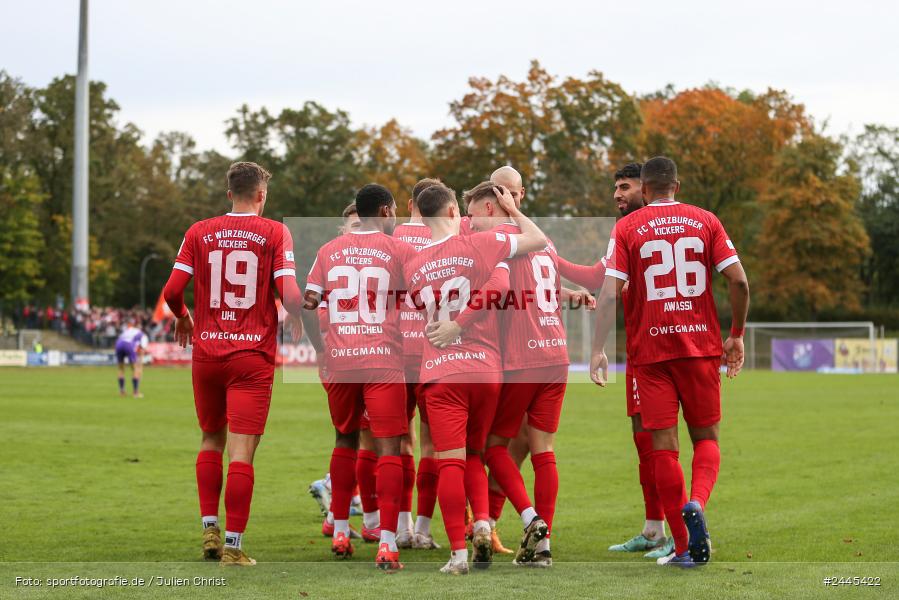 Fuchsparkstadion, Bamberg, 12.10.2024, sport, action, Fussball, BFV, 14. Spieltag, Regionalliga Bayern, FWK, FCE, FC Würzburger Kickers, FC Eintracht Bamberg - Bild-ID: 2445422