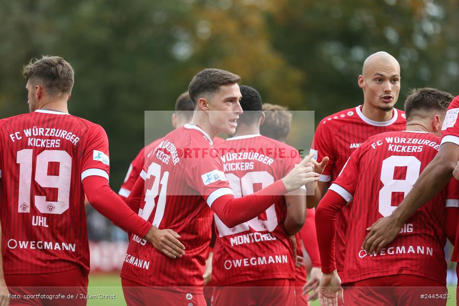 Fuchsparkstadion, Bamberg, 12.10.2024, sport, action, Fussball, BFV, 14. Spieltag, Regionalliga Bayern, FWK, FCE, FC Würzburger Kickers, FC Eintracht Bamberg - Bild-ID: 2445423
