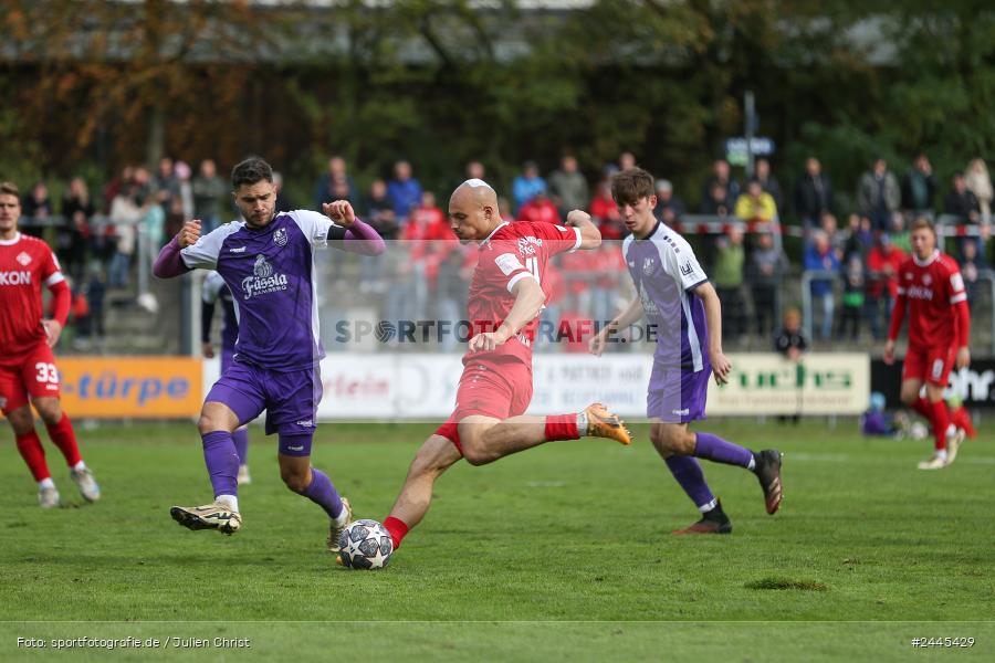 Fuchsparkstadion, Bamberg, 12.10.2024, sport, action, Fussball, BFV, 14. Spieltag, Regionalliga Bayern, FWK, FCE, FC Würzburger Kickers, FC Eintracht Bamberg - Bild-ID: 2445429
