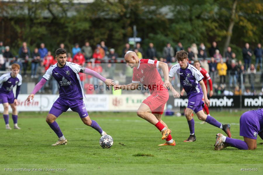 Fuchsparkstadion, Bamberg, 12.10.2024, sport, action, Fussball, BFV, 14. Spieltag, Regionalliga Bayern, FWK, FCE, FC Würzburger Kickers, FC Eintracht Bamberg - Bild-ID: 2445430