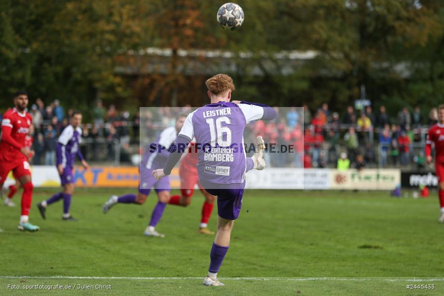 Fuchsparkstadion, Bamberg, 12.10.2024, sport, action, Fussball, BFV, 14. Spieltag, Regionalliga Bayern, FWK, FCE, FC Würzburger Kickers, FC Eintracht Bamberg - Bild-ID: 2445433
