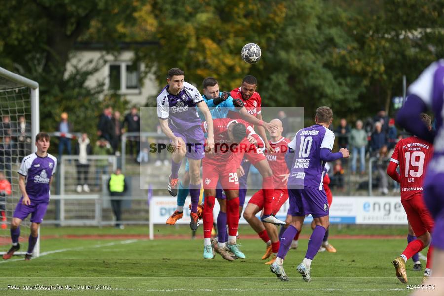 Fuchsparkstadion, Bamberg, 12.10.2024, sport, action, Fussball, BFV, 14. Spieltag, Regionalliga Bayern, FWK, FCE, FC Würzburger Kickers, FC Eintracht Bamberg - Bild-ID: 2445434