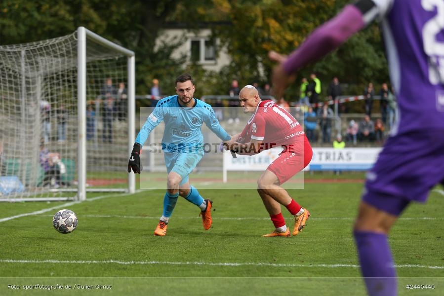 Fuchsparkstadion, Bamberg, 12.10.2024, sport, action, Fussball, BFV, 14. Spieltag, Regionalliga Bayern, FWK, FCE, FC Würzburger Kickers, FC Eintracht Bamberg - Bild-ID: 2445440