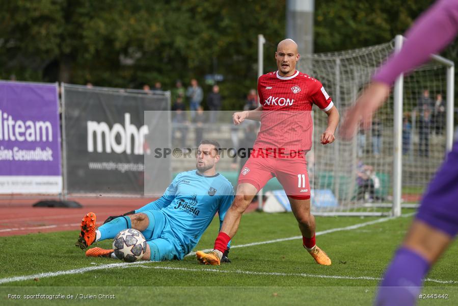 Fuchsparkstadion, Bamberg, 12.10.2024, sport, action, Fussball, BFV, 14. Spieltag, Regionalliga Bayern, FWK, FCE, FC Würzburger Kickers, FC Eintracht Bamberg - Bild-ID: 2445442