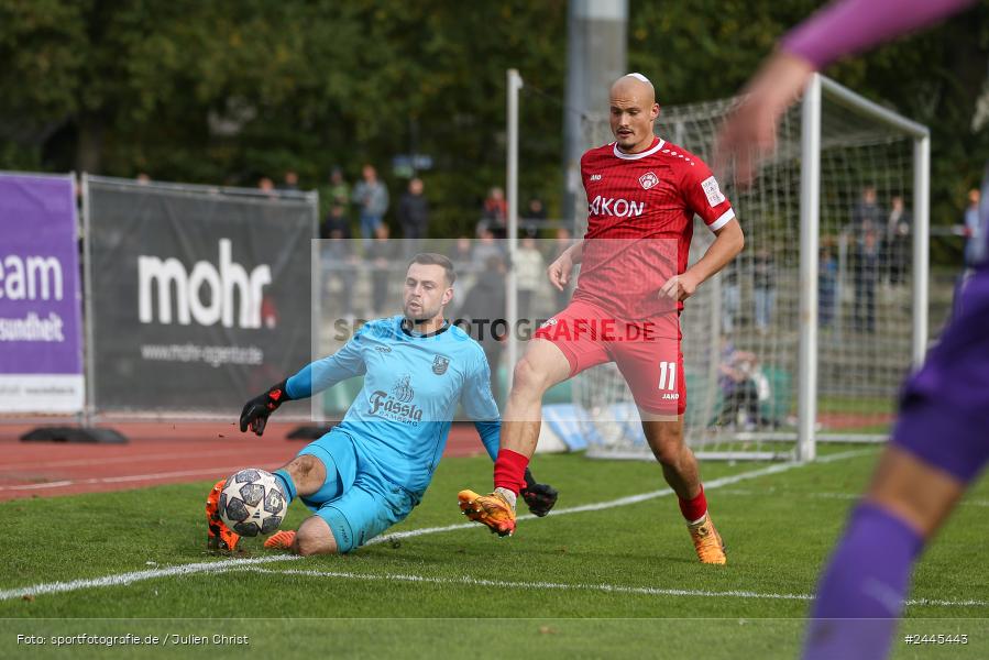 Fuchsparkstadion, Bamberg, 12.10.2024, sport, action, Fussball, BFV, 14. Spieltag, Regionalliga Bayern, FWK, FCE, FC Würzburger Kickers, FC Eintracht Bamberg - Bild-ID: 2445443