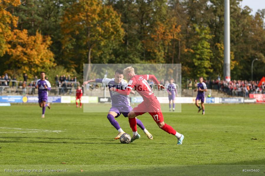 Fuchsparkstadion, Bamberg, 12.10.2024, sport, action, Fussball, BFV, 14. Spieltag, Regionalliga Bayern, FWK, FCE, FC Würzburger Kickers, FC Eintracht Bamberg - Bild-ID: 2445460