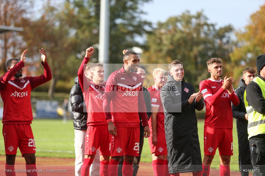 Fuchsparkstadion, Bamberg, 12.10.2024, sport, action, Fussball, BFV, 14. Spieltag, Regionalliga Bayern, FWK, FCE, FC Würzburger Kickers, FC Eintracht Bamberg - Bild-ID: 2445472