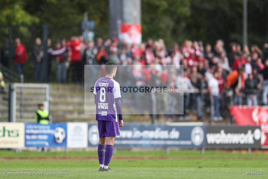 Fuchsparkstadion, Bamberg, 12.10.2024, sport, action, Fussball, BFV, 14. Spieltag, Regionalliga Bayern, FWK, FCE, FC Würzburger Kickers, FC Eintracht Bamberg - Bild-ID: 2445541