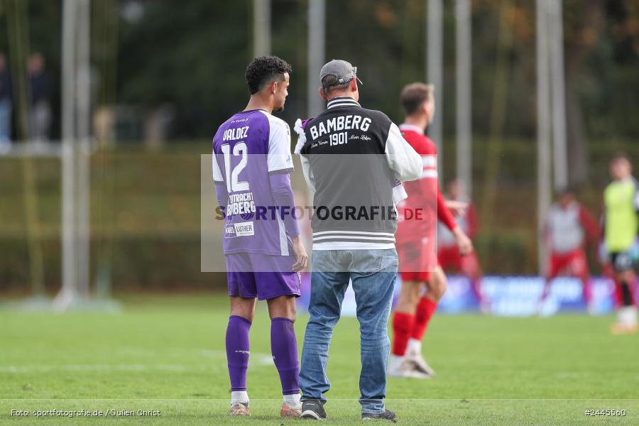 Fuchsparkstadion, Bamberg, 12.10.2024, sport, action, Fussball, BFV, 14. Spieltag, Regionalliga Bayern, FWK, FCE, FC Würzburger Kickers, FC Eintracht Bamberg - Bild-ID: 2445560