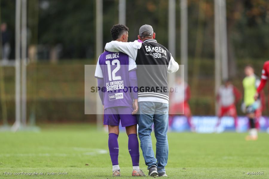 Fuchsparkstadion, Bamberg, 12.10.2024, sport, action, Fussball, BFV, 14. Spieltag, Regionalliga Bayern, FWK, FCE, FC Würzburger Kickers, FC Eintracht Bamberg - Bild-ID: 2445561
