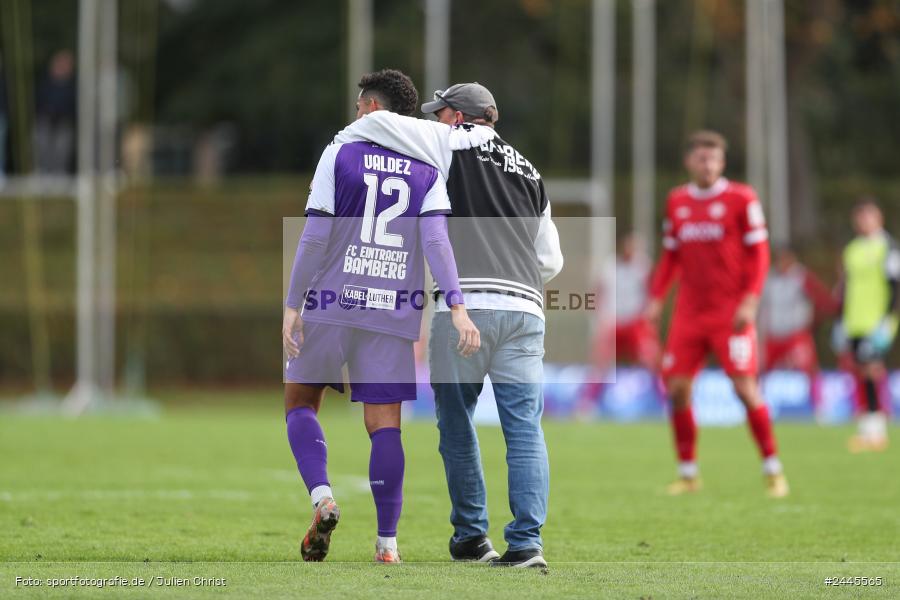 Fuchsparkstadion, Bamberg, 12.10.2024, sport, action, Fussball, BFV, 14. Spieltag, Regionalliga Bayern, FWK, FCE, FC Würzburger Kickers, FC Eintracht Bamberg - Bild-ID: 2445565