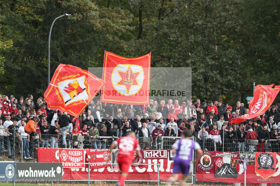 Fuchsparkstadion, Bamberg, 12.10.2024, sport, action, Fussball, BFV, 14. Spieltag, Regionalliga Bayern, FWK, FCE, FC Würzburger Kickers, FC Eintracht Bamberg - Bild-ID: 2445571