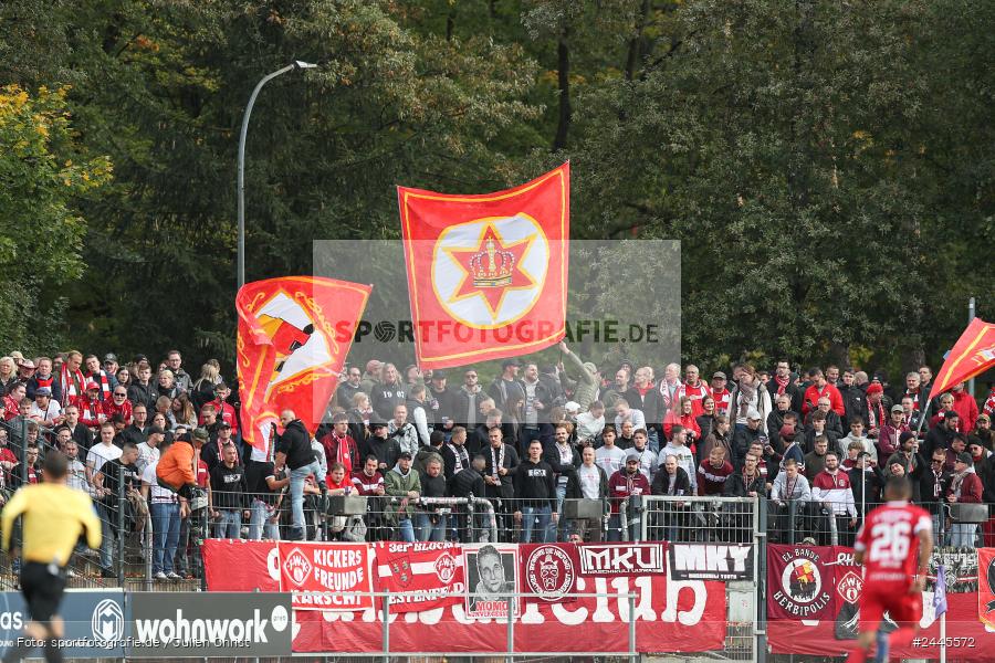 Fuchsparkstadion, Bamberg, 12.10.2024, sport, action, Fussball, BFV, 14. Spieltag, Regionalliga Bayern, FWK, FCE, FC Würzburger Kickers, FC Eintracht Bamberg - Bild-ID: 2445572