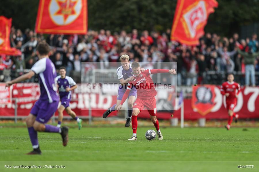 Fuchsparkstadion, Bamberg, 12.10.2024, sport, action, Fussball, BFV, 14. Spieltag, Regionalliga Bayern, FWK, FCE, FC Würzburger Kickers, FC Eintracht Bamberg - Bild-ID: 2445573