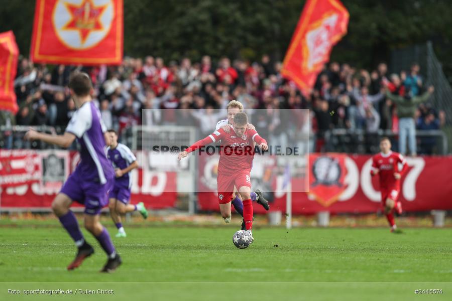 Fuchsparkstadion, Bamberg, 12.10.2024, sport, action, Fussball, BFV, 14. Spieltag, Regionalliga Bayern, FWK, FCE, FC Würzburger Kickers, FC Eintracht Bamberg - Bild-ID: 2445574