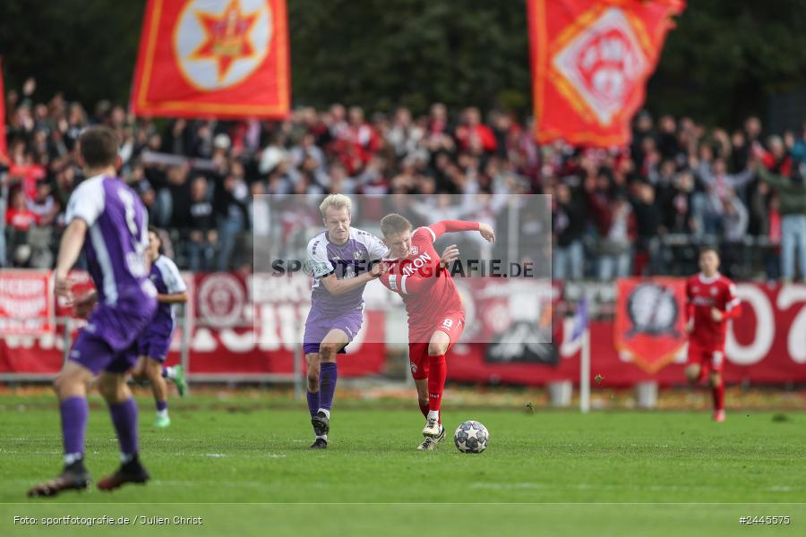 Fuchsparkstadion, Bamberg, 12.10.2024, sport, action, Fussball, BFV, 14. Spieltag, Regionalliga Bayern, FWK, FCE, FC Würzburger Kickers, FC Eintracht Bamberg - Bild-ID: 2445575