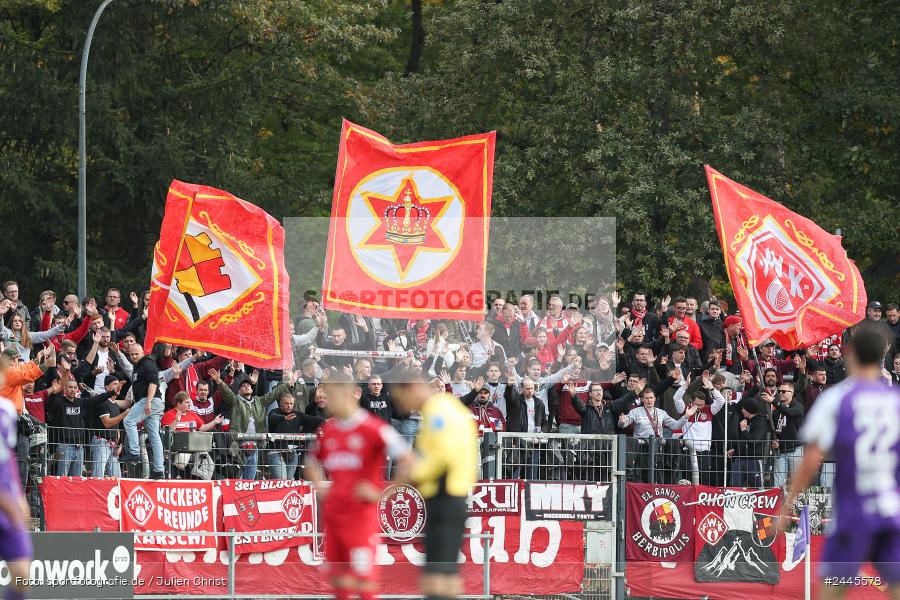 Fuchsparkstadion, Bamberg, 12.10.2024, sport, action, Fussball, BFV, 14. Spieltag, Regionalliga Bayern, FWK, FCE, FC Würzburger Kickers, FC Eintracht Bamberg - Bild-ID: 2445578