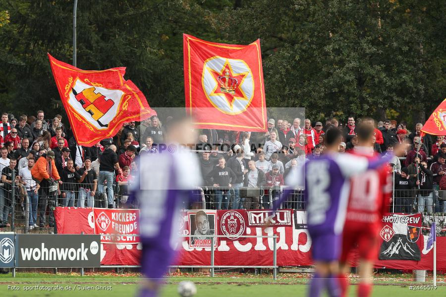 Fuchsparkstadion, Bamberg, 12.10.2024, sport, action, Fussball, BFV, 14. Spieltag, Regionalliga Bayern, FWK, FCE, FC Würzburger Kickers, FC Eintracht Bamberg - Bild-ID: 2445579