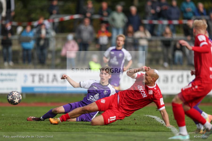 Fuchsparkstadion, Bamberg, 12.10.2024, sport, action, Fussball, BFV, 14. Spieltag, Regionalliga Bayern, FWK, FCE, FC Würzburger Kickers, FC Eintracht Bamberg - Bild-ID: 2445586