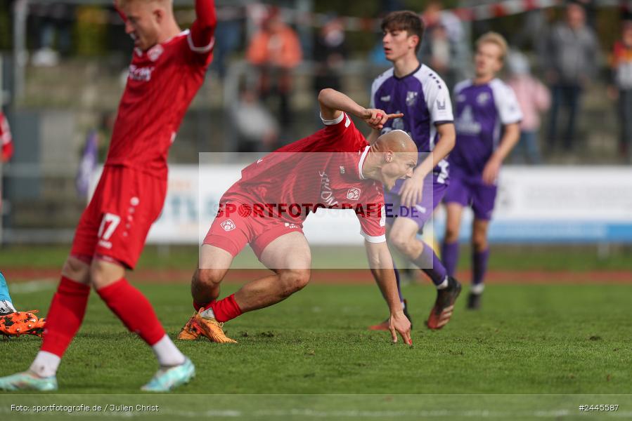 Fuchsparkstadion, Bamberg, 12.10.2024, sport, action, Fussball, BFV, 14. Spieltag, Regionalliga Bayern, FWK, FCE, FC Würzburger Kickers, FC Eintracht Bamberg - Bild-ID: 2445587