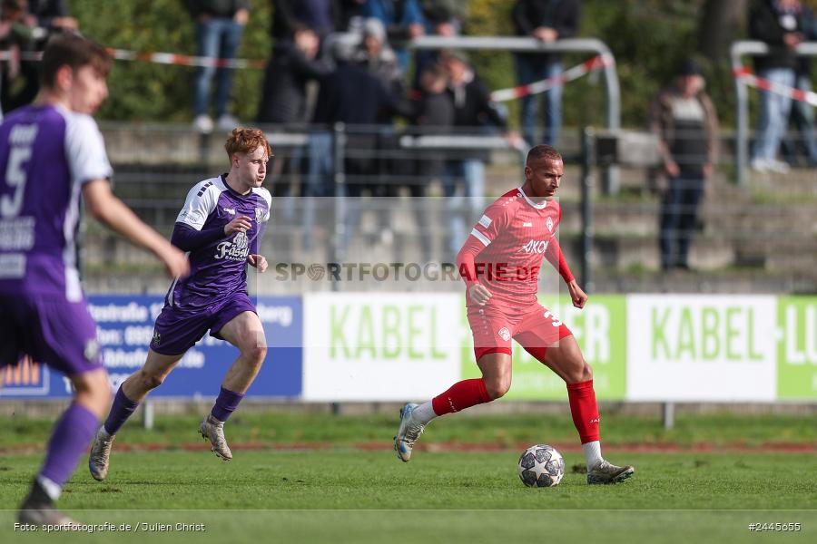 Fuchsparkstadion, Bamberg, 12.10.2024, sport, action, Fussball, BFV, 14. Spieltag, Regionalliga Bayern, FWK, FCE, FC Würzburger Kickers, FC Eintracht Bamberg - Bild-ID: 2445655