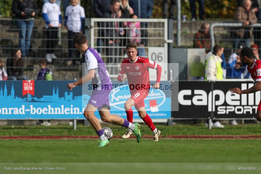 Fuchsparkstadion, Bamberg, 12.10.2024, sport, action, Fussball, BFV, 14. Spieltag, Regionalliga Bayern, FWK, FCE, FC Würzburger Kickers, FC Eintracht Bamberg - Bild-ID: 2445658