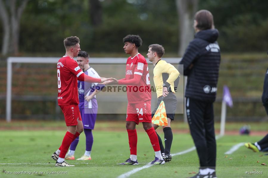Fuchsparkstadion, Bamberg, 12.10.2024, sport, action, Fussball, BFV, 14. Spieltag, Regionalliga Bayern, FWK, FCE, FC Würzburger Kickers, FC Eintracht Bamberg - Bild-ID: 2445662
