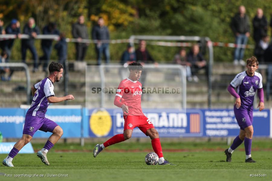 Fuchsparkstadion, Bamberg, 12.10.2024, sport, action, Fussball, BFV, 14. Spieltag, Regionalliga Bayern, FWK, FCE, FC Würzburger Kickers, FC Eintracht Bamberg - Bild-ID: 2445681