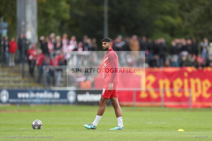 Fuchsparkstadion, Bamberg, 12.10.2024, sport, action, Fussball, BFV, 14. Spieltag, Regionalliga Bayern, FWK, FCE, FC Würzburger Kickers, FC Eintracht Bamberg - Bild-ID: 2445687