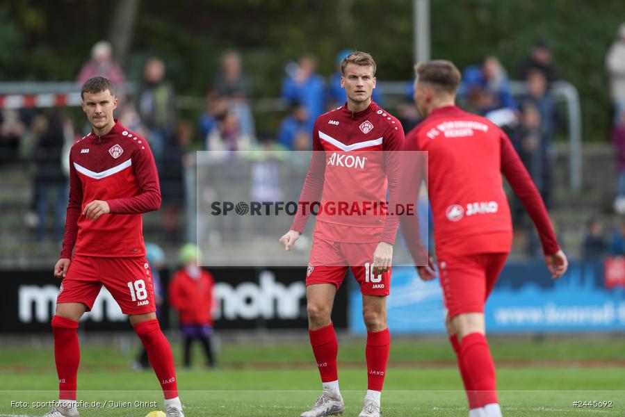 Fuchsparkstadion, Bamberg, 12.10.2024, sport, action, Fussball, BFV, 14. Spieltag, Regionalliga Bayern, FWK, FCE, FC Würzburger Kickers, FC Eintracht Bamberg - Bild-ID: 2445692
