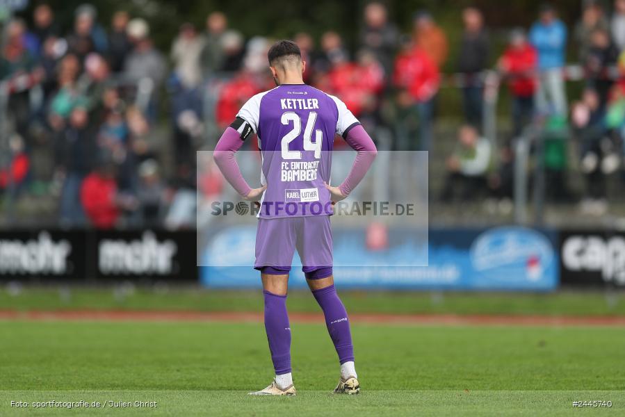 Fuchsparkstadion, Bamberg, 12.10.2024, sport, action, Fussball, BFV, 14. Spieltag, Regionalliga Bayern, FWK, FCE, FC Würzburger Kickers, FC Eintracht Bamberg - Bild-ID: 2445740