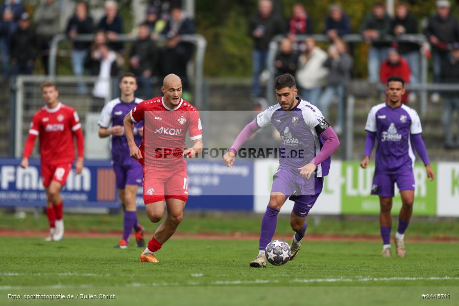 Fuchsparkstadion, Bamberg, 12.10.2024, sport, action, Fussball, BFV, 14. Spieltag, Regionalliga Bayern, FWK, FCE, FC Würzburger Kickers, FC Eintracht Bamberg - Bild-ID: 2445741