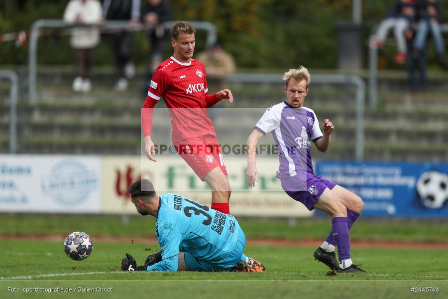 Fuchsparkstadion, Bamberg, 12.10.2024, sport, action, Fussball, BFV, 14. Spieltag, Regionalliga Bayern, FWK, FCE, FC Würzburger Kickers, FC Eintracht Bamberg - Bild-ID: 2445746