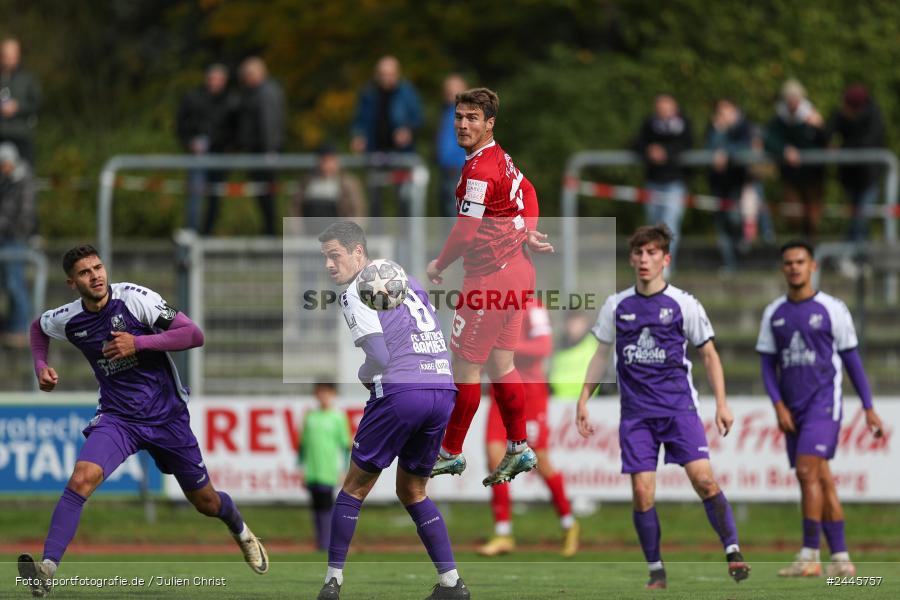 Fuchsparkstadion, Bamberg, 12.10.2024, sport, action, Fussball, BFV, 14. Spieltag, Regionalliga Bayern, FWK, FCE, FC Würzburger Kickers, FC Eintracht Bamberg - Bild-ID: 2445757