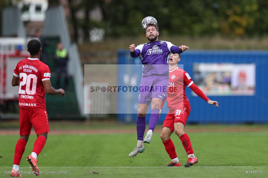 Fuchsparkstadion, Bamberg, 12.10.2024, sport, action, Fussball, BFV, 14. Spieltag, Regionalliga Bayern, FWK, FCE, FC Würzburger Kickers, FC Eintracht Bamberg - Bild-ID: 2445774