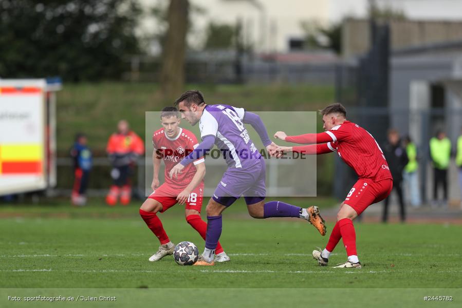 Fuchsparkstadion, Bamberg, 12.10.2024, sport, action, Fussball, BFV, 14. Spieltag, Regionalliga Bayern, FWK, FCE, FC Würzburger Kickers, FC Eintracht Bamberg - Bild-ID: 2445782