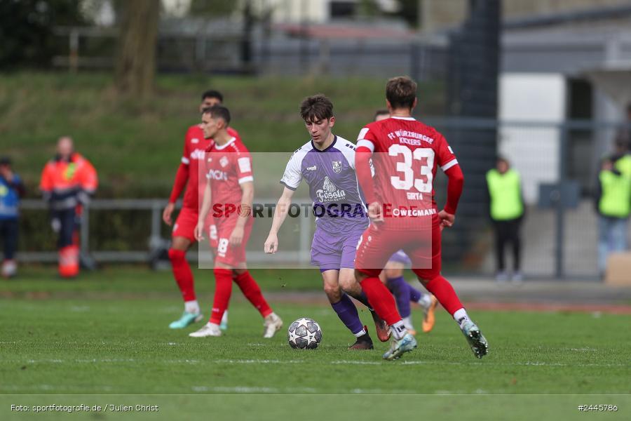Fuchsparkstadion, Bamberg, 12.10.2024, sport, action, Fussball, BFV, 14. Spieltag, Regionalliga Bayern, FWK, FCE, FC Würzburger Kickers, FC Eintracht Bamberg - Bild-ID: 2445786