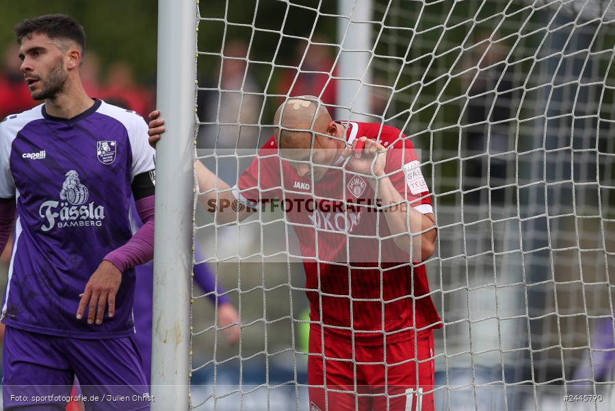 Fuchsparkstadion, Bamberg, 12.10.2024, sport, action, Fussball, BFV, 14. Spieltag, Regionalliga Bayern, FWK, FCE, FC Würzburger Kickers, FC Eintracht Bamberg - Bild-ID: 2445790