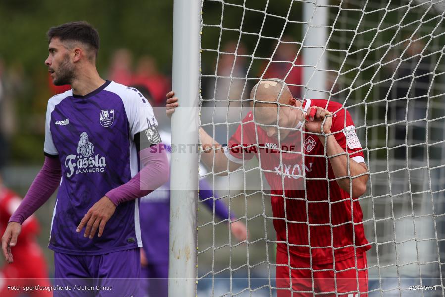 Fuchsparkstadion, Bamberg, 12.10.2024, sport, action, Fussball, BFV, 14. Spieltag, Regionalliga Bayern, FWK, FCE, FC Würzburger Kickers, FC Eintracht Bamberg - Bild-ID: 2445791