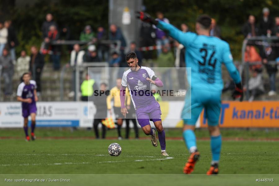 Fuchsparkstadion, Bamberg, 12.10.2024, sport, action, Fussball, BFV, 14. Spieltag, Regionalliga Bayern, FWK, FCE, FC Würzburger Kickers, FC Eintracht Bamberg - Bild-ID: 2445793
