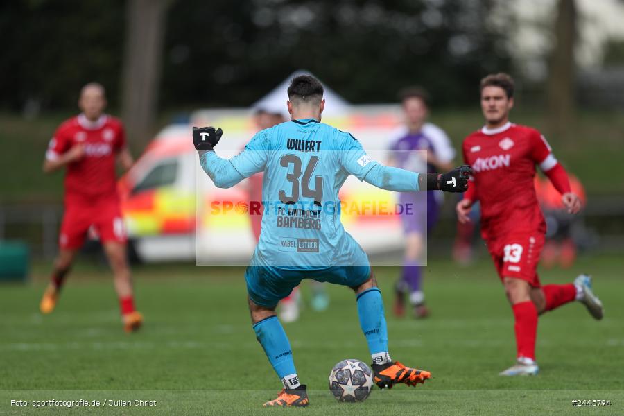 Fuchsparkstadion, Bamberg, 12.10.2024, sport, action, Fussball, BFV, 14. Spieltag, Regionalliga Bayern, FWK, FCE, FC Würzburger Kickers, FC Eintracht Bamberg - Bild-ID: 2445794