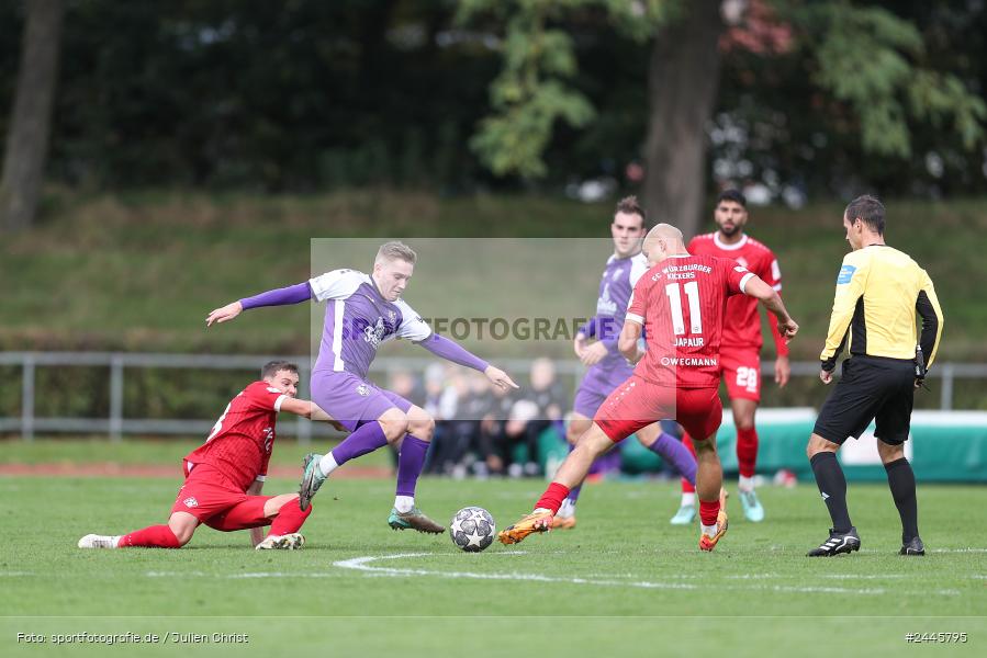 Fuchsparkstadion, Bamberg, 12.10.2024, sport, action, Fussball, BFV, 14. Spieltag, Regionalliga Bayern, FWK, FCE, FC Würzburger Kickers, FC Eintracht Bamberg - Bild-ID: 2445795