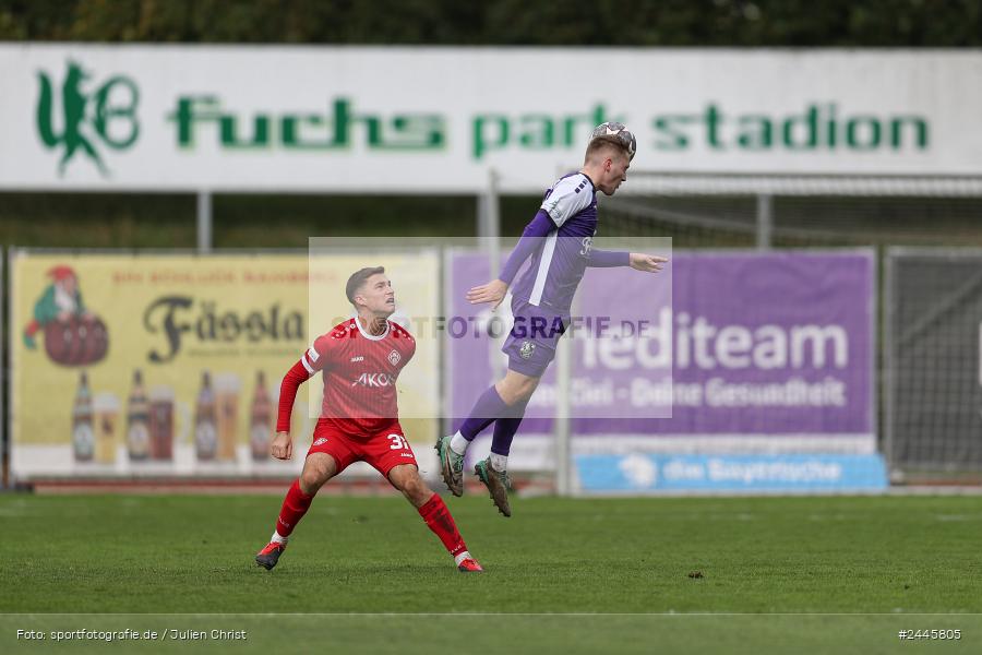 Fuchsparkstadion, Bamberg, 12.10.2024, sport, action, Fussball, BFV, 14. Spieltag, Regionalliga Bayern, FWK, FCE, FC Würzburger Kickers, FC Eintracht Bamberg - Bild-ID: 2445805