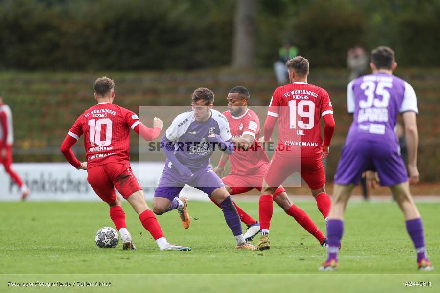 Fuchsparkstadion, Bamberg, 12.10.2024, sport, action, Fussball, BFV, 14. Spieltag, Regionalliga Bayern, FWK, FCE, FC Würzburger Kickers, FC Eintracht Bamberg - Bild-ID: 2445811