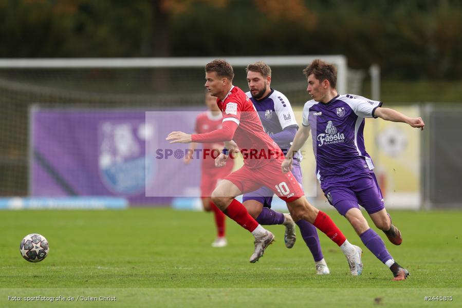 Fuchsparkstadion, Bamberg, 12.10.2024, sport, action, Fussball, BFV, 14. Spieltag, Regionalliga Bayern, FWK, FCE, FC Würzburger Kickers, FC Eintracht Bamberg - Bild-ID: 2445815