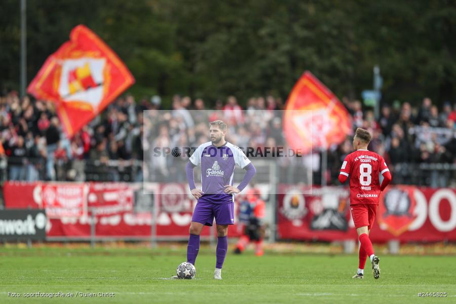 Fuchsparkstadion, Bamberg, 12.10.2024, sport, action, Fussball, BFV, 14. Spieltag, Regionalliga Bayern, FWK, FCE, FC Würzburger Kickers, FC Eintracht Bamberg - Bild-ID: 2445825