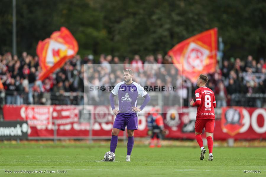 Fuchsparkstadion, Bamberg, 12.10.2024, sport, action, Fussball, BFV, 14. Spieltag, Regionalliga Bayern, FWK, FCE, FC Würzburger Kickers, FC Eintracht Bamberg - Bild-ID: 2445826