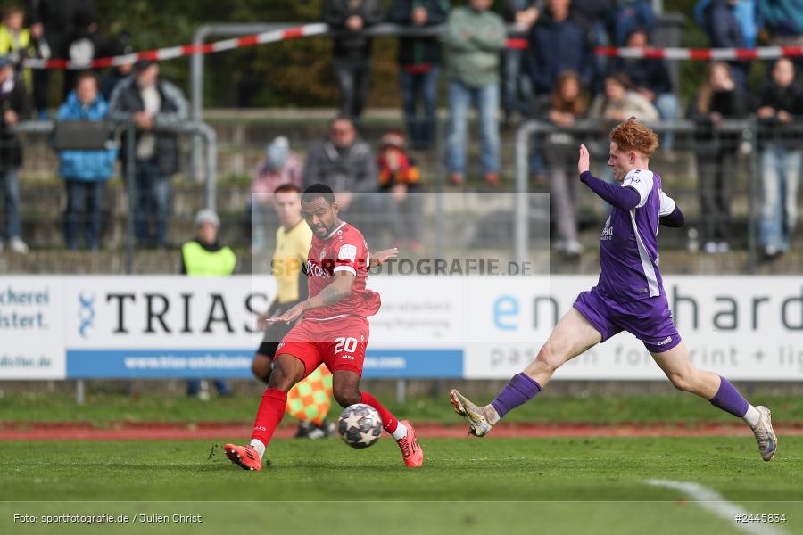 Fuchsparkstadion, Bamberg, 12.10.2024, sport, action, Fussball, BFV, 14. Spieltag, Regionalliga Bayern, FWK, FCE, FC Würzburger Kickers, FC Eintracht Bamberg - Bild-ID: 2445834