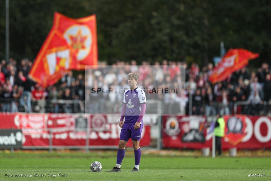 Fuchsparkstadion, Bamberg, 12.10.2024, sport, action, Fussball, BFV, 14. Spieltag, Regionalliga Bayern, FWK, FCE, FC Würzburger Kickers, FC Eintracht Bamberg - Bild-ID: 2445863